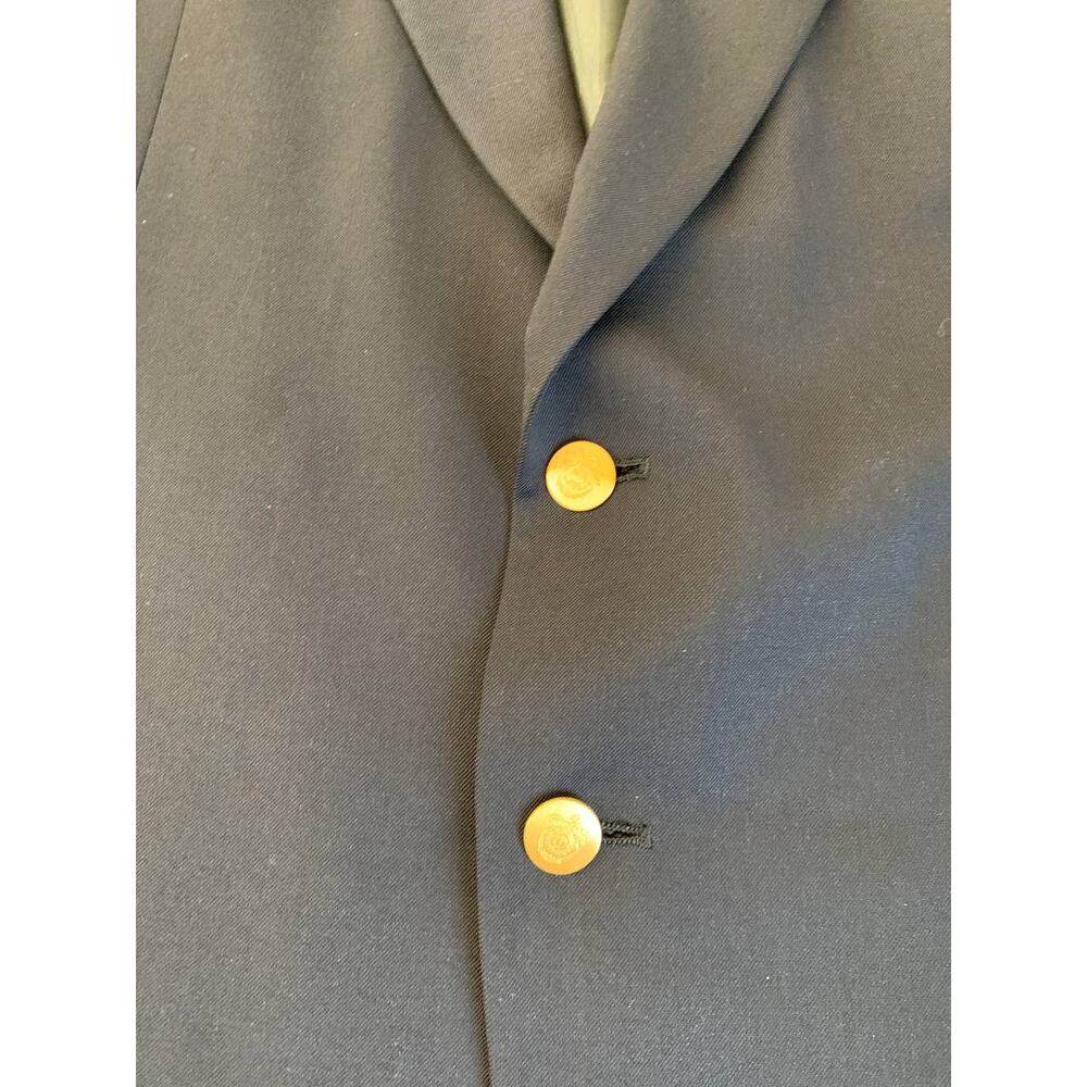 Christian Dior Monsieur Navy Blue 50 Blazer Jacket Paris Suit Sport Coat - Picture 5 of 11